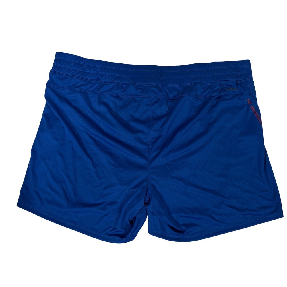 Adidas Kansas Jayhawks Men Blue AEROREADY Training Shorts 2XL‎ JF4981 NEW - Picture 2 of 6